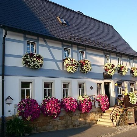 Gasthof Zur Hoffnung Hinterhermsdorf Eksteriør bilde