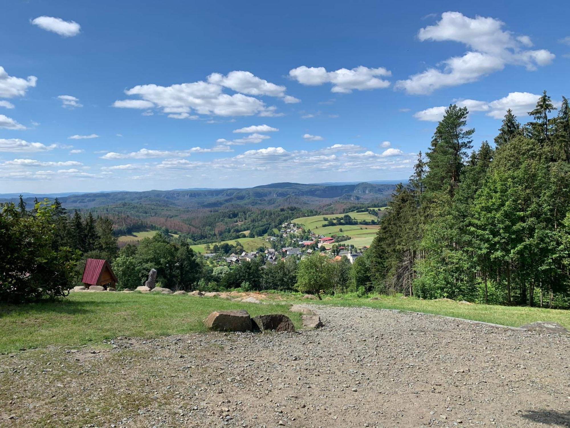 Gasthof Zur Hoffnung Hinterhermsdorf Eksteriør bilde