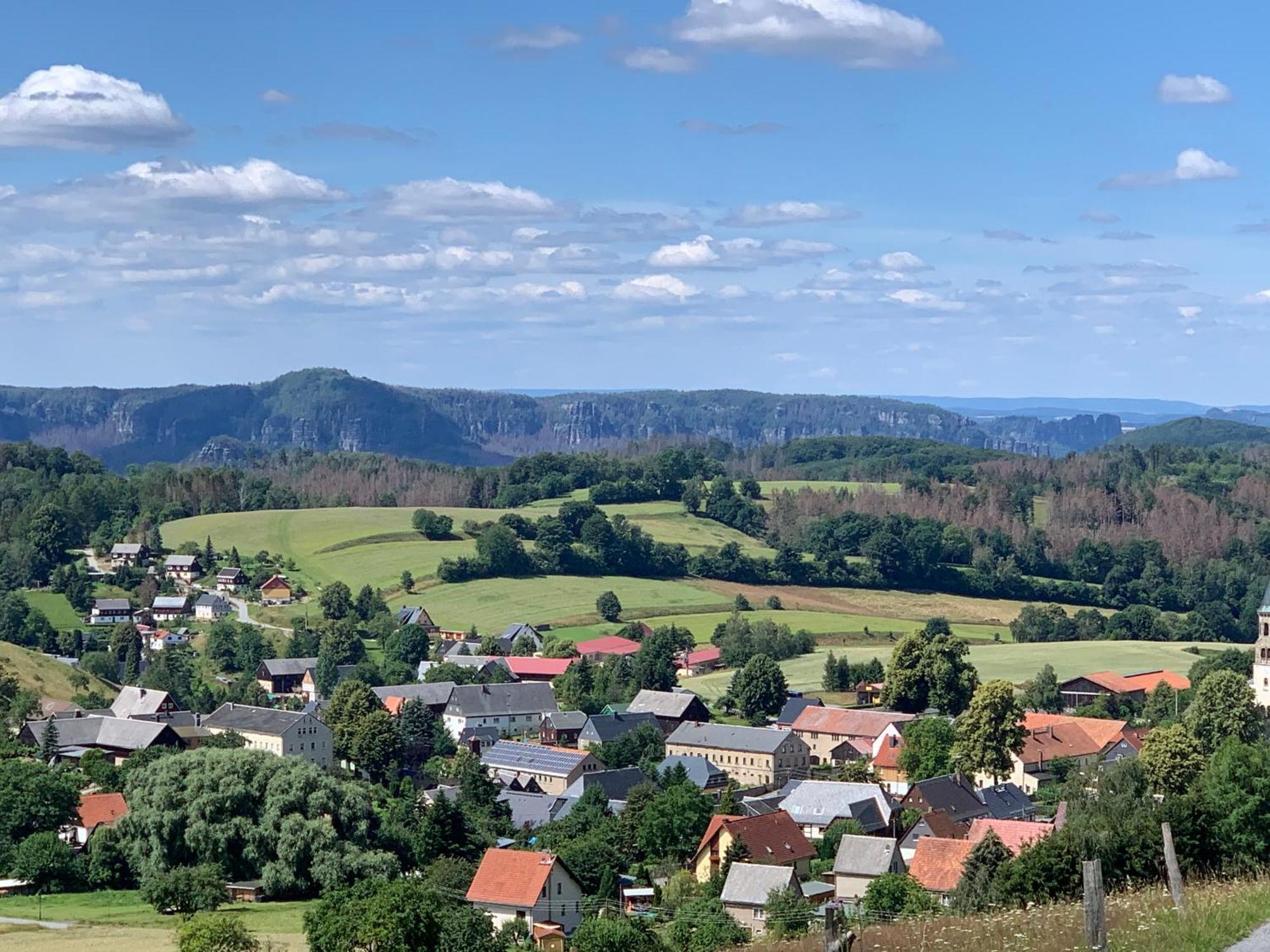 Gasthof Zur Hoffnung Hinterhermsdorf Eksteriør bilde