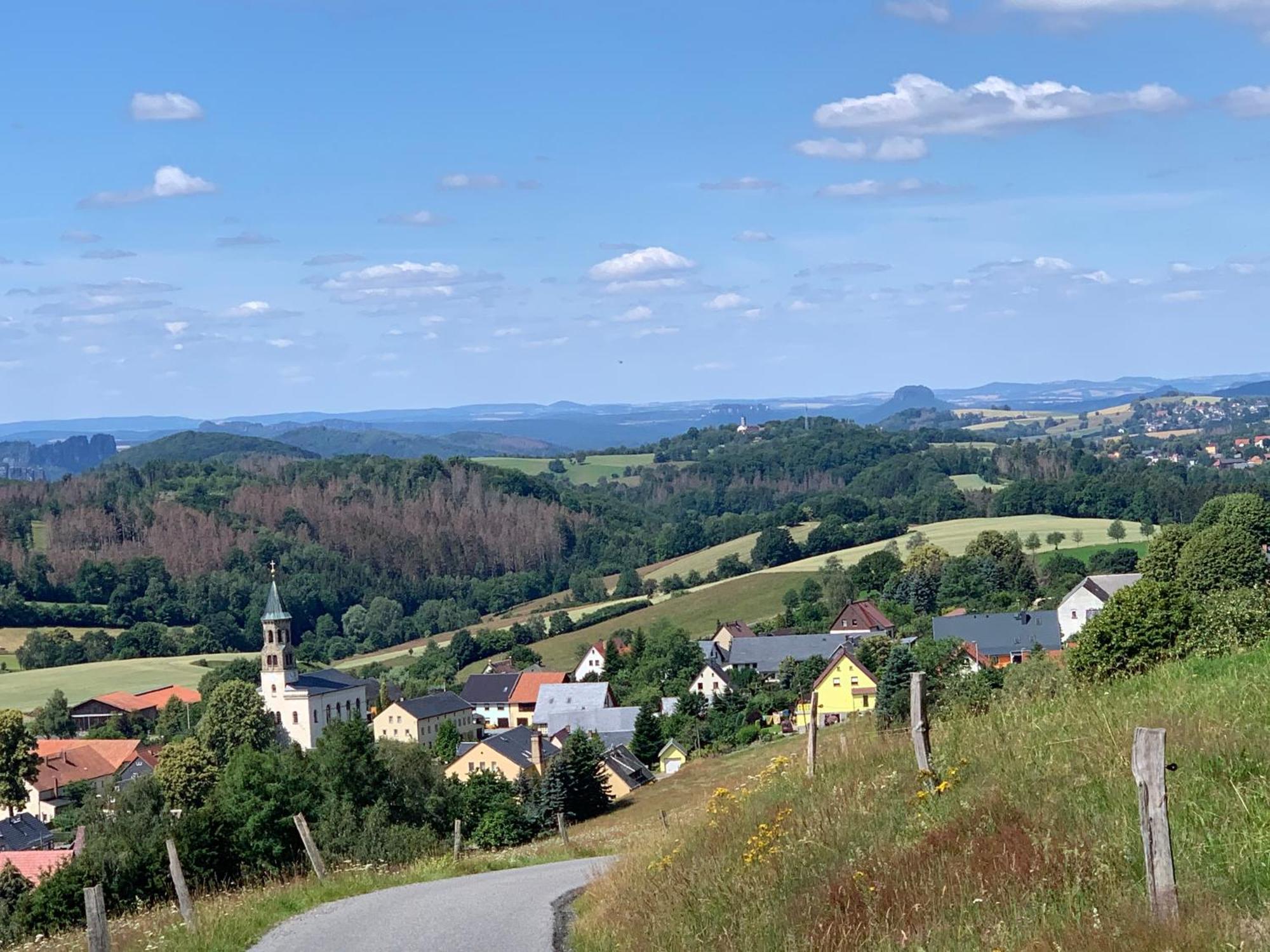 Gasthof Zur Hoffnung Hinterhermsdorf Eksteriør bilde