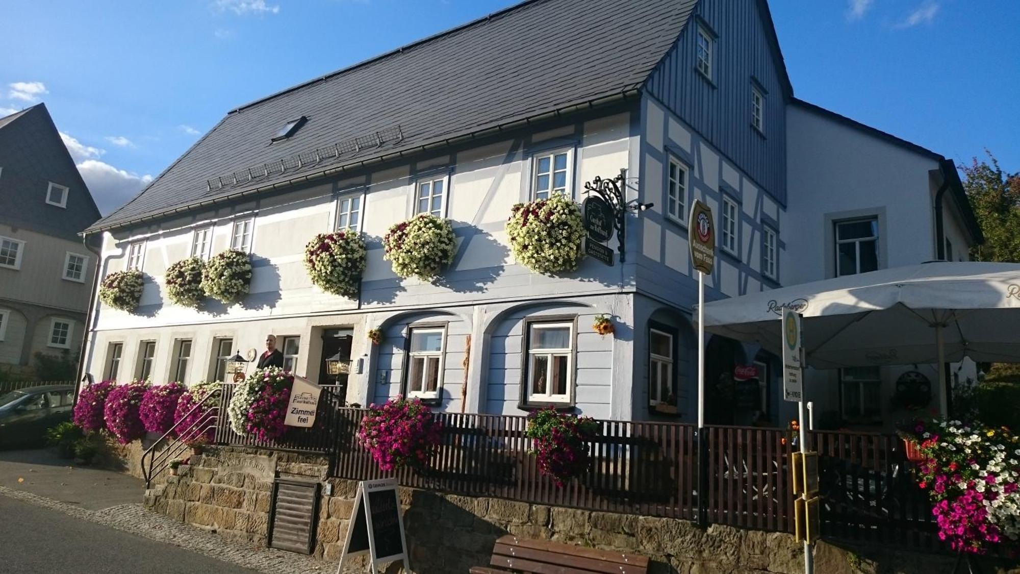 Gasthof Zur Hoffnung Hinterhermsdorf Eksteriør bilde