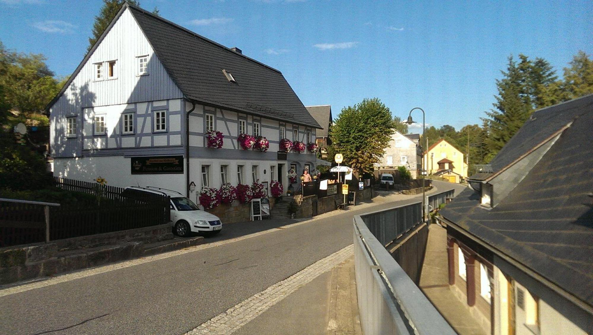 Gasthof Zur Hoffnung Hinterhermsdorf Eksteriør bilde