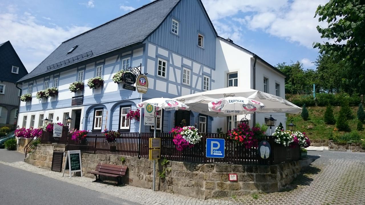 Gasthof Zur Hoffnung Hinterhermsdorf Eksteriør bilde