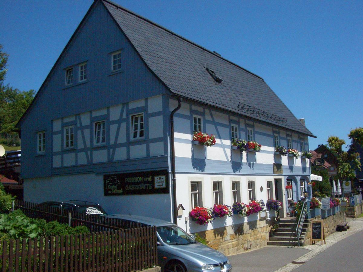 Gasthof Zur Hoffnung Hinterhermsdorf Eksteriør bilde